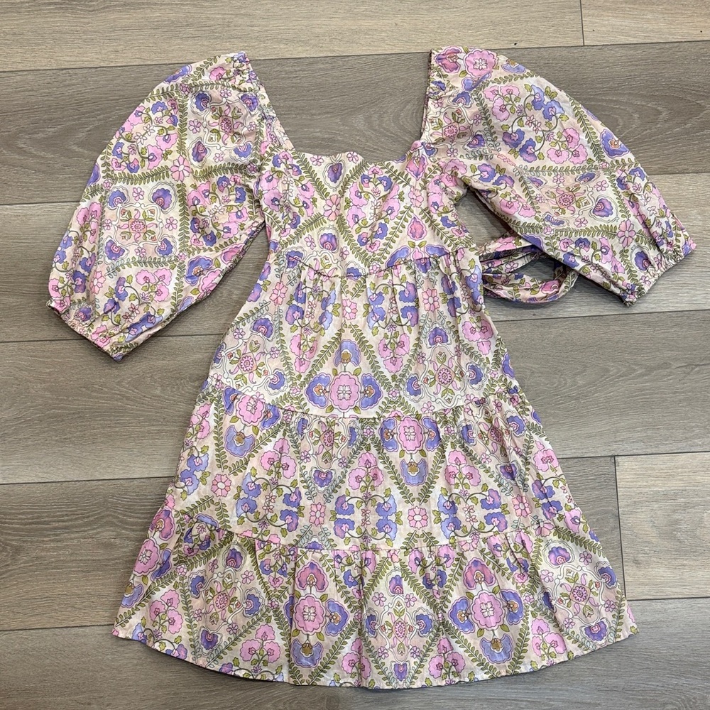 Vici Pink Lavender Floral Mini Dress